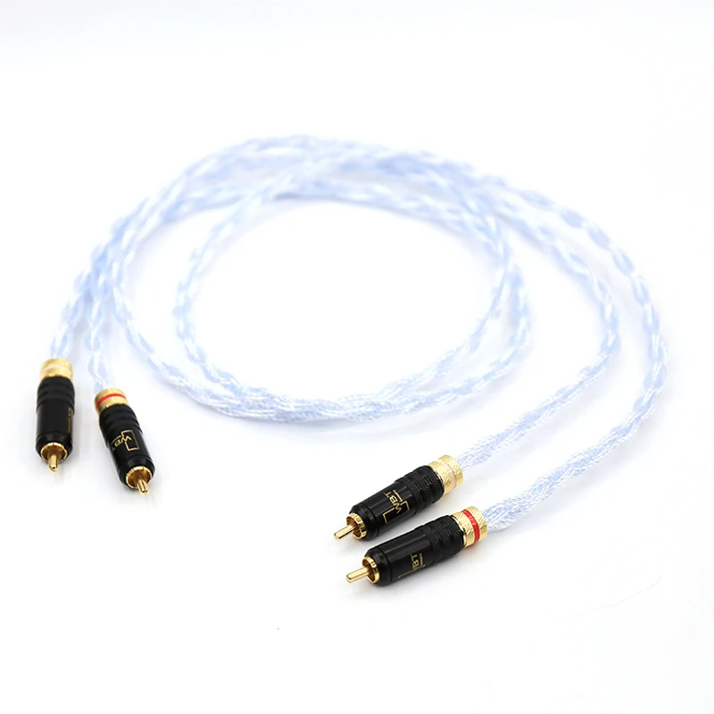 Пара Nordost RCA Auido соединительный кабель с WBT 0144 Вилки разъем|interconnect cable|nordost rcainterconnect