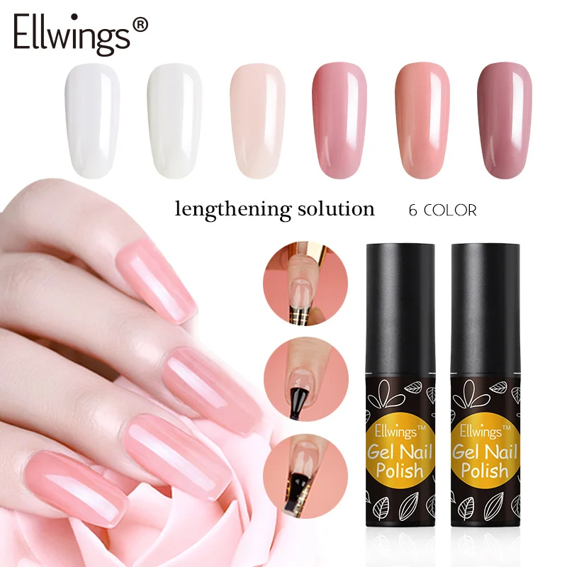Ellwings Новый 6 цветов камуфляж цвет УФ Гель лак для ногтей Vernis Полупостоянный гель