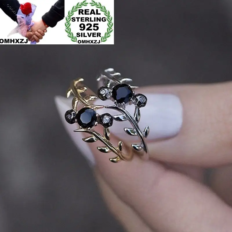 OMHXZJ Wholesale European Fashion Woman Girl Party Wedding Gift AAA Zircon 925 Sterling Silver 18KT Yellow Rose Gold Ring RR397
OMHXZJ Wholesale European Fashion Woman Girl Party Wedding Gift AAA Zircon 925 Sterling Silver 18KT Yellow Rose Gold Ring RR397