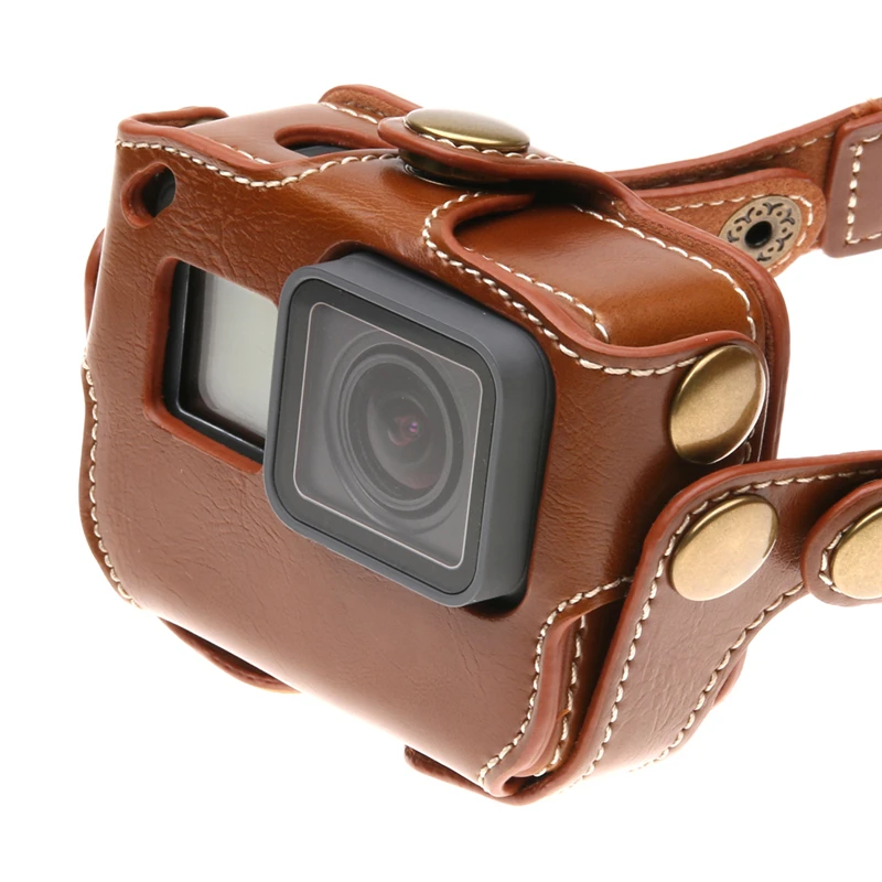 Защитный чехол для Gopro Hero 6 5 из искусственной кожи защитный Go Pro Black Edition аксессуары