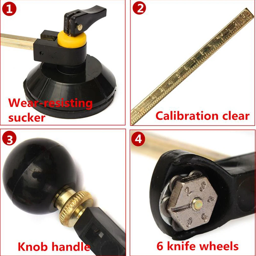 1PCS Circle Cutter with Suction Cup Circle Glass Cutter40cm Professional 6 Numbered Wheels Compasses Glass
1PCS Circle Cutter with Suction Cup Circle Glass Cutter40cm Professional 6 Numbered Wheels Compasses Glass