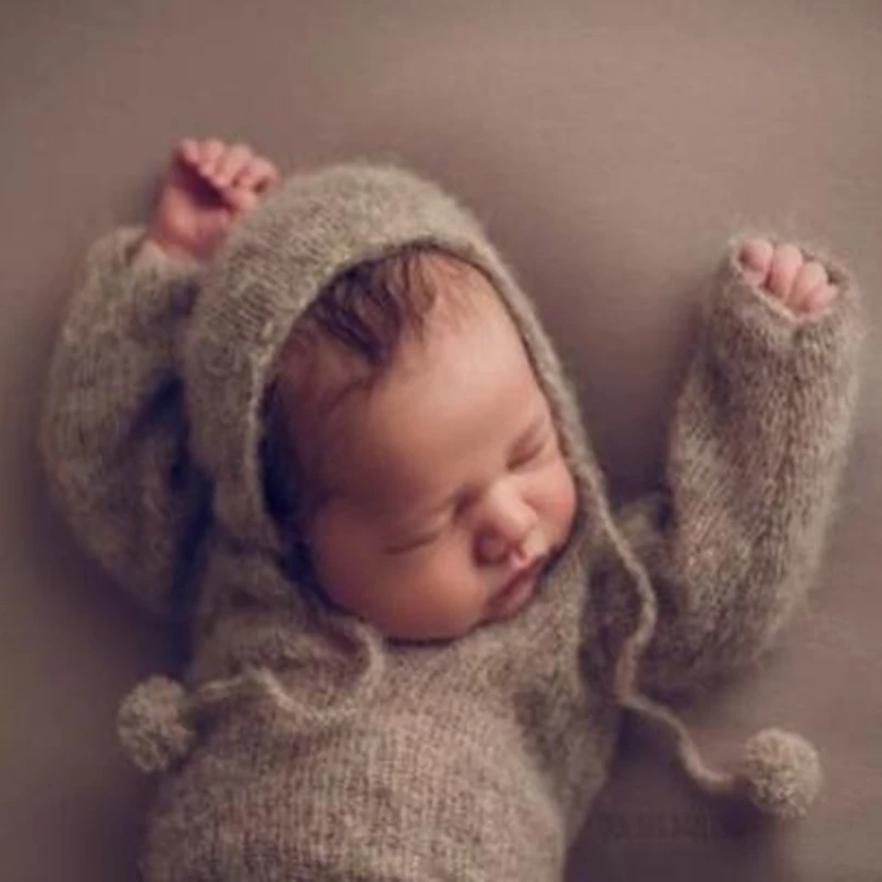 Mohair Romper Newborn Overall Outfit Knitted baby pant Onesie Photography props Newborn Hooded Romper Baby Long Sleeve Overall
Mohair Romper Newborn Overall Outfit Knitted baby pant Onesie Photography props Newborn Hooded Romper Baby Long Sleeve Overall