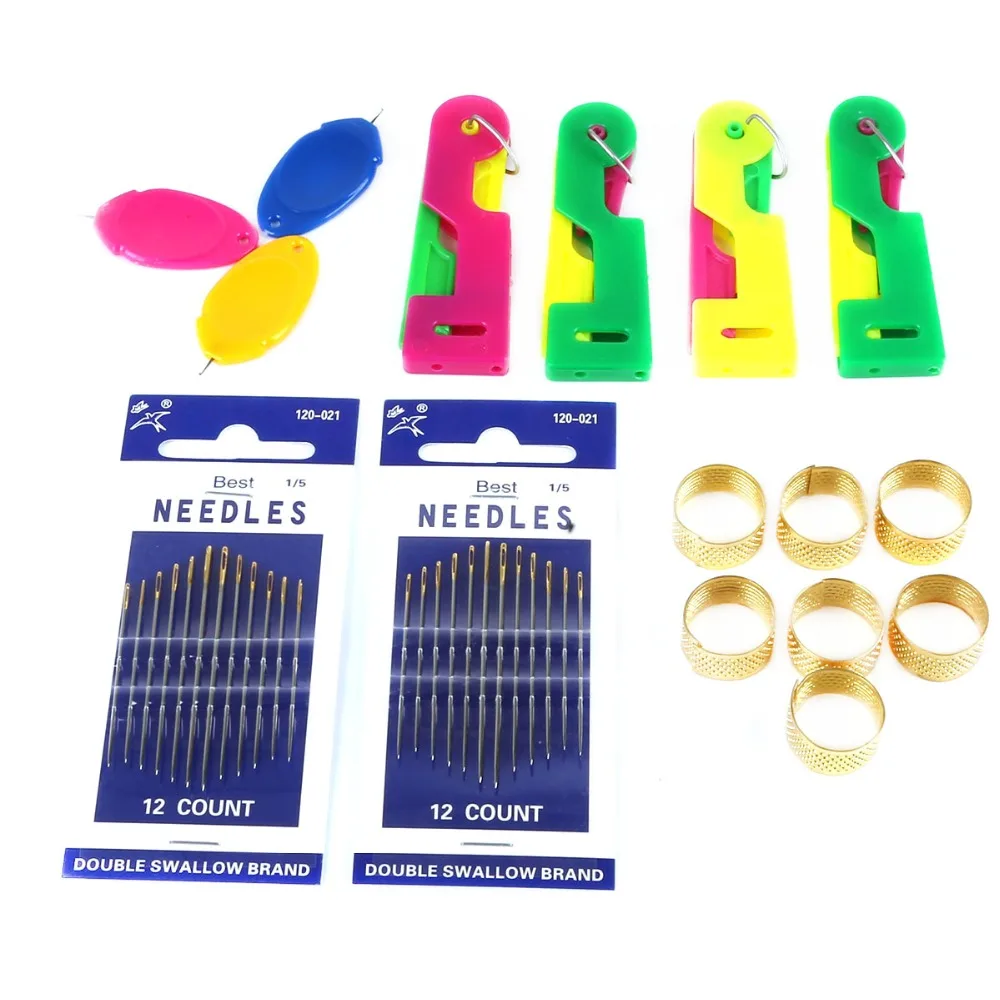 Sewing Needle 1-15pcs/lot Threader Thimble Thread Tool Threader Needle Easy Device Automatic Tool Thread Sewing Supplies
Sewing Needle 1-15pcs/lot Threader Thimble Thread Tool Threader Needle Easy Device Automatic Tool Thread Sewing Supplies