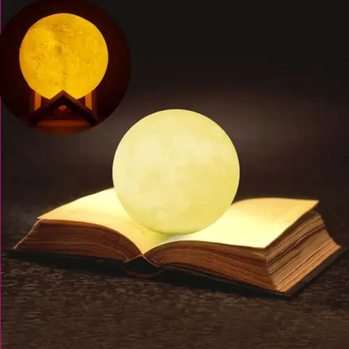 3D USB LED Magical Moon Night Adjustable brightness Light Moonlight Table Desk Moon Lamp Bedroom Decoration
3D USB LED Magical Moon Night Adjustable brightness Light Moonlight Table Desk Moon Lamp Bedroom Decoration
