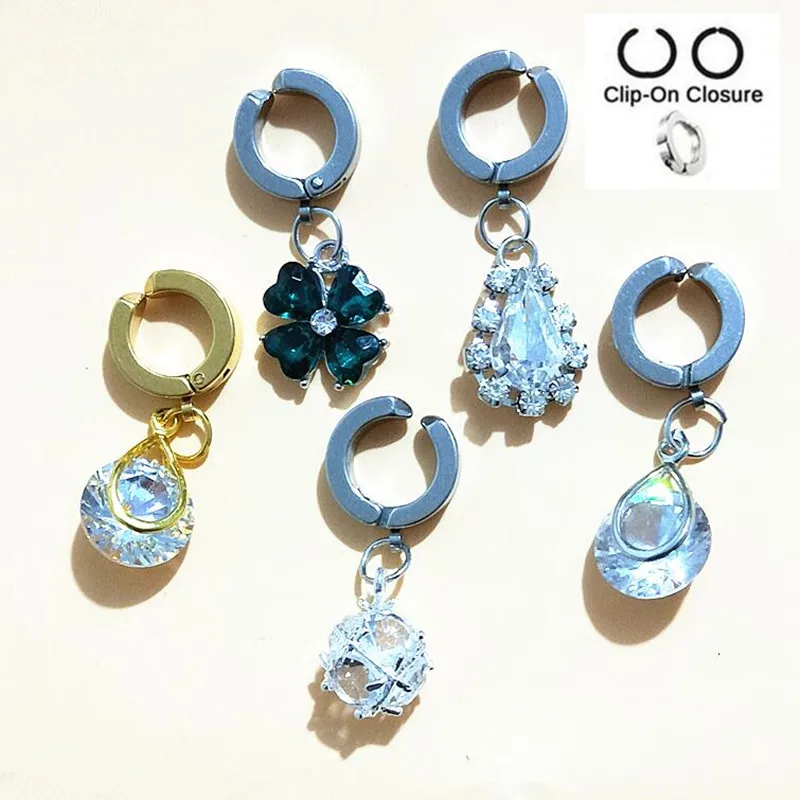 2018 fashion Shaped High Quality Medical Steel Buckle fake non Piercing Navel Belly Button Ring Body Jewelry earcuff Earrings
2018 fashion Shaped High Quality Medical Steel Buckle fake non Piercing Navel Belly Button Ring Body Jewelry earcuff Earrings