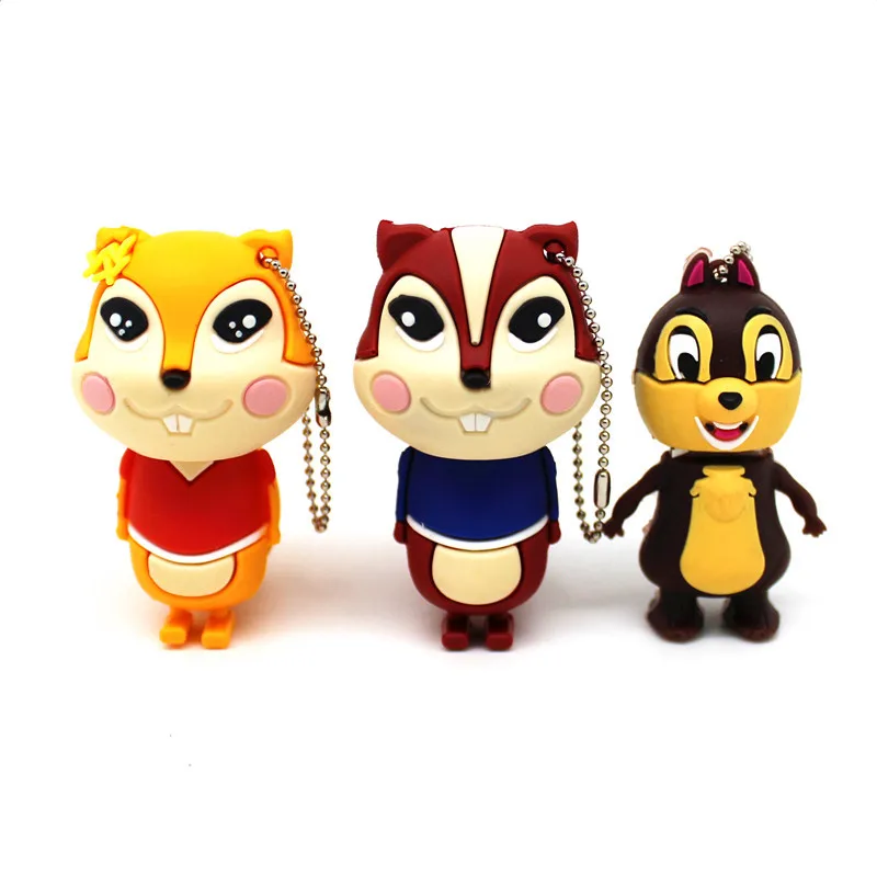 Lovely squirrel USB Flash Drive 64GB U disk memory stick 16gb 32gb Pen drive 4gb 8gb pendrive cartoon Alvin and the Chipmunks
Lovely squirrel USB Flash Drive 64GB U disk memory stick 16gb 32gb Pen drive 4gb 8gb pendrive cartoon Alvin and the Chipmunks