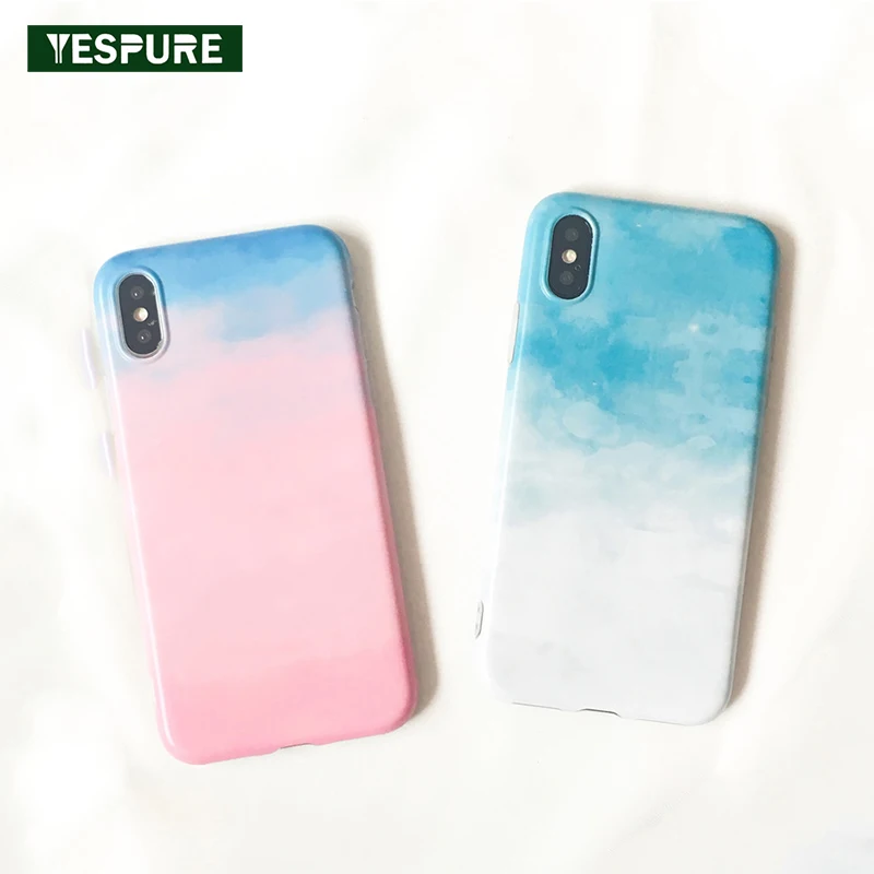 Оптовая продажа ультратонкие Чехлы YESPURE для телефонов Iphone X мягкий чехол