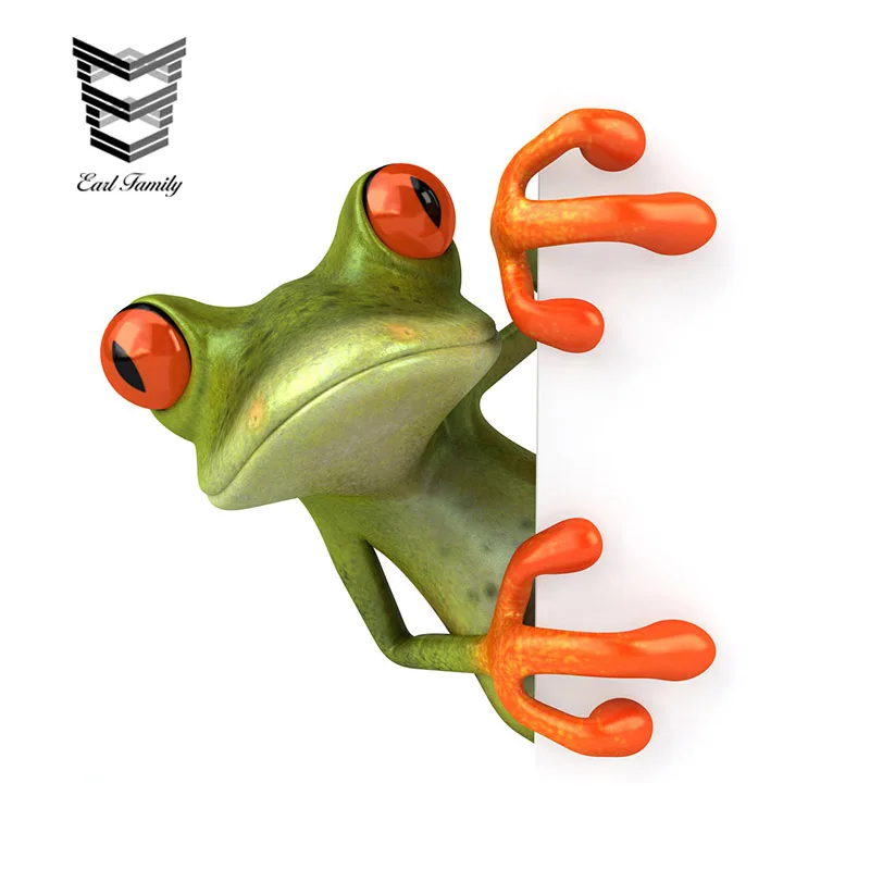 EARLFAMILY 13cm X 12.4cm 3D Frogs Funny Car Stickers Vinyl Decal Sticker Car Styling Decoration Water Proof Auto Stickers Decal
EARLFAMILY 13cm X 12.4cm 3D Frogs Funny Car Stickers Vinyl Decal Sticker Car Styling Decoration Water Proof Auto Stickers Decal