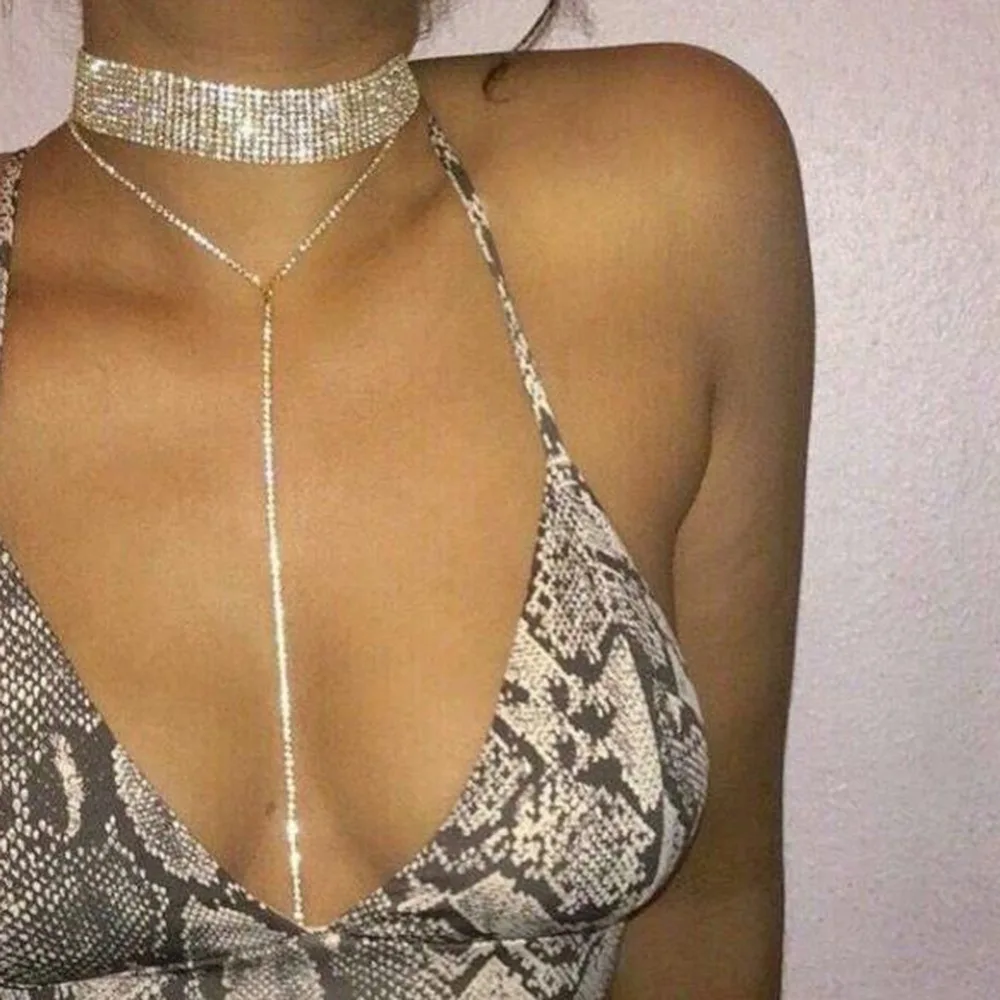 New Gothic Gold/Silver Plated Chain Choker Long Pendant Necklace Vintage Crystal Choker Necklace For Women Fashion Jewelry
New Gothic Gold/Silver Plated Chain Choker Long Pendant Necklace Vintage Crystal Choker Necklace For Women Fashion Jewelry