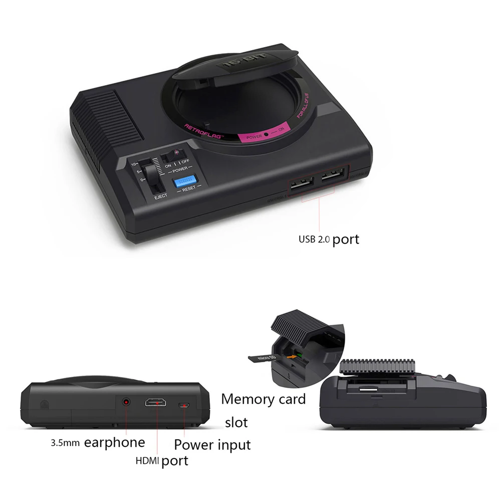 MEGAPi Case for Raspberry Pi 3B USB Game Controller with 32GB Memory Card Built 1000 Retro HD Games for Recalbox/Retropie/Lakka
MEGAPi Case for Raspberry Pi 3B USB Game Controller with 32GB Memory Card Built 1000 Retro HD Games for Recalbox/Retropie/Lakka