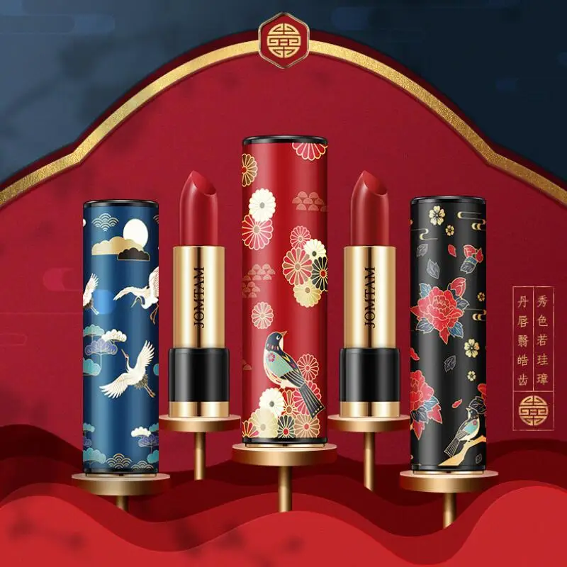 5 Colors Lipstick Moisturizing Waterproof Long Lasting Batom Lip Stick Cosmetic Makeup Tool Chinese Style Maquiagem
5 Colors Lipstick Moisturizing Waterproof Long Lasting Batom Lip Stick Cosmetic Makeup Tool Chinese Style Maquiagem