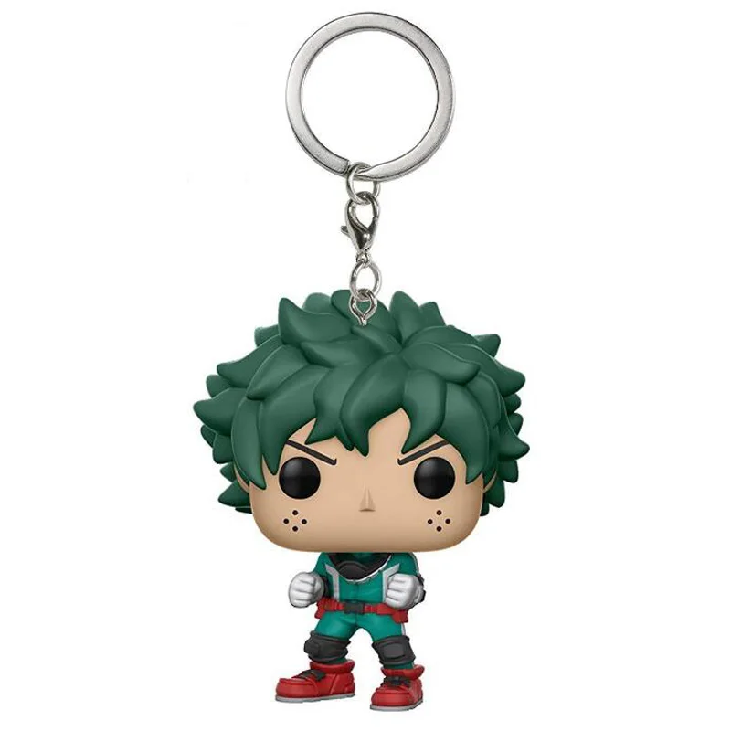 Аниме My Hero Academy Character Deku симпатичный брелок Коллекция фигурок Модель игрушка