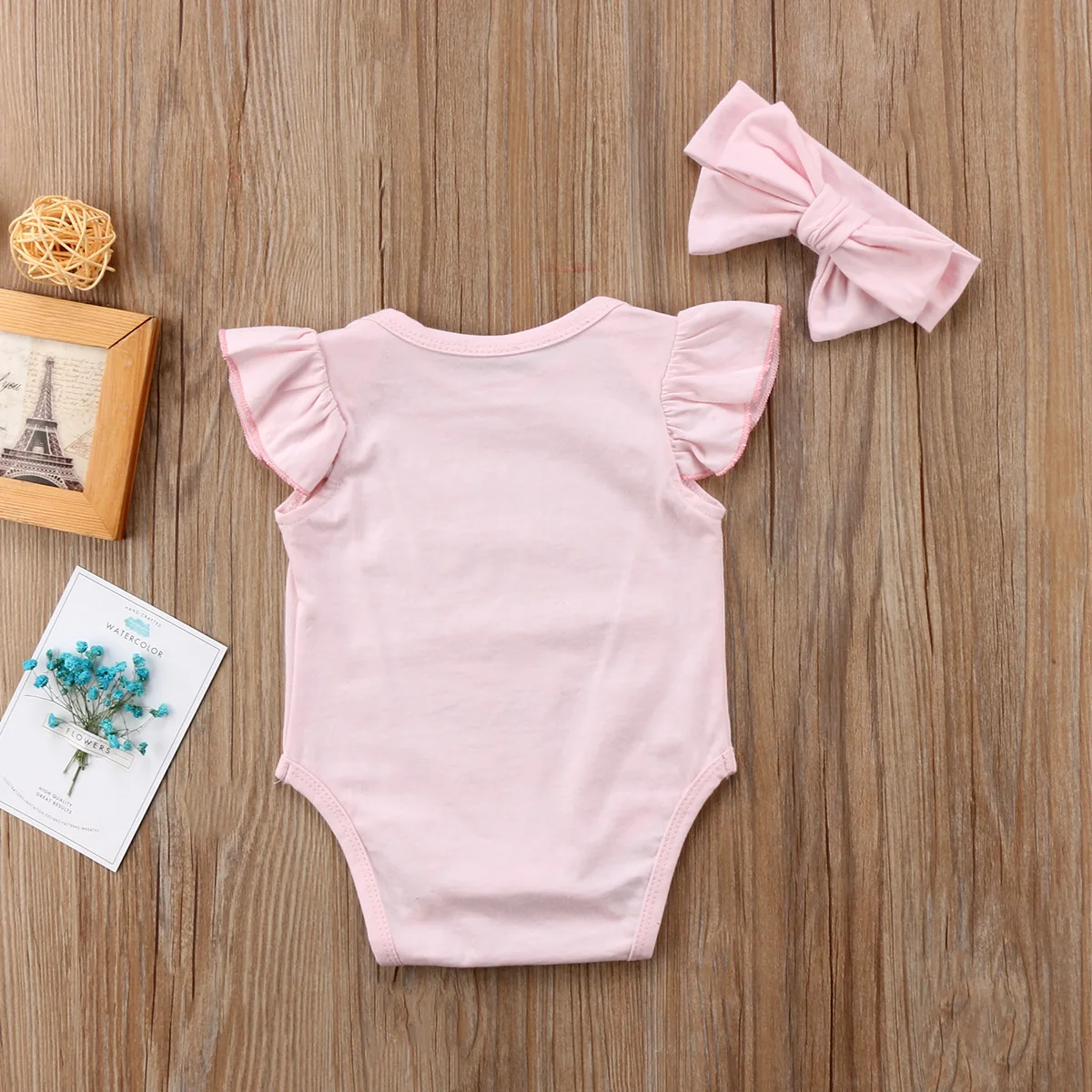 Cute Newborn Toddler Baby Girl Clothes Short sleeve Letter Jumpsuit Bodysuit+Headband Outfit infant baby girls clothing
Cute Newborn Toddler Baby Girl Clothes Short sleeve Letter Jumpsuit Bodysuit+Headband Outfit infant baby girls clothing