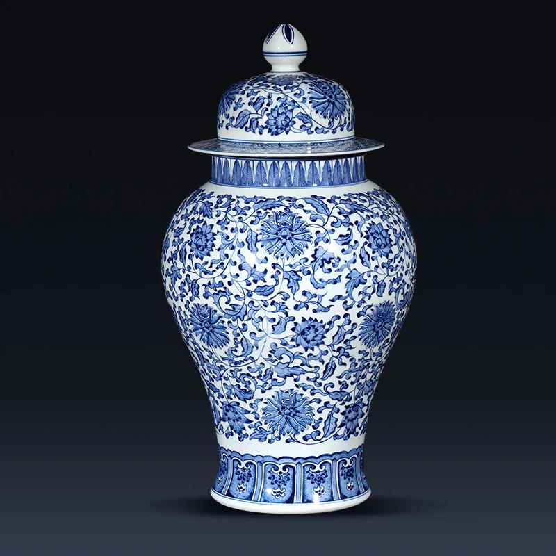 Jingdezhen Античная синяя и белая фарфоровая банка для хранения, банка для украшения новых китайских фарфоровых кувшин для гостиной, ваза
Jingdezhen Античная синяя и белая фарфоровая банка для хранения, банка для украшения новых китайских фарфоровых кувшин для гостиной, ваза
