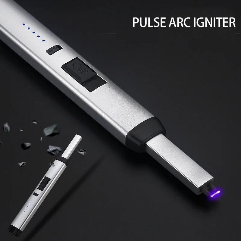 New Metal Electronic Rechargeable Cigarette Lighter Windproof USB Pulse Arc Igniter Outdoor Camping Portable Kitchen Lighters
New Metal Electronic Rechargeable Cigarette Lighter Windproof USB Pulse Arc Igniter Outdoor Camping Portable Kitchen Lighters