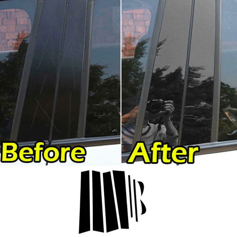 Hot 8Pcs/Set Shiny Mirror Effect Window Center Pillar Cover Trim For Toyota Camry JLD
Hot 8Pcs/Set Shiny Mirror Effect Window Center Pillar Cover Trim For Toyota Camry JLD