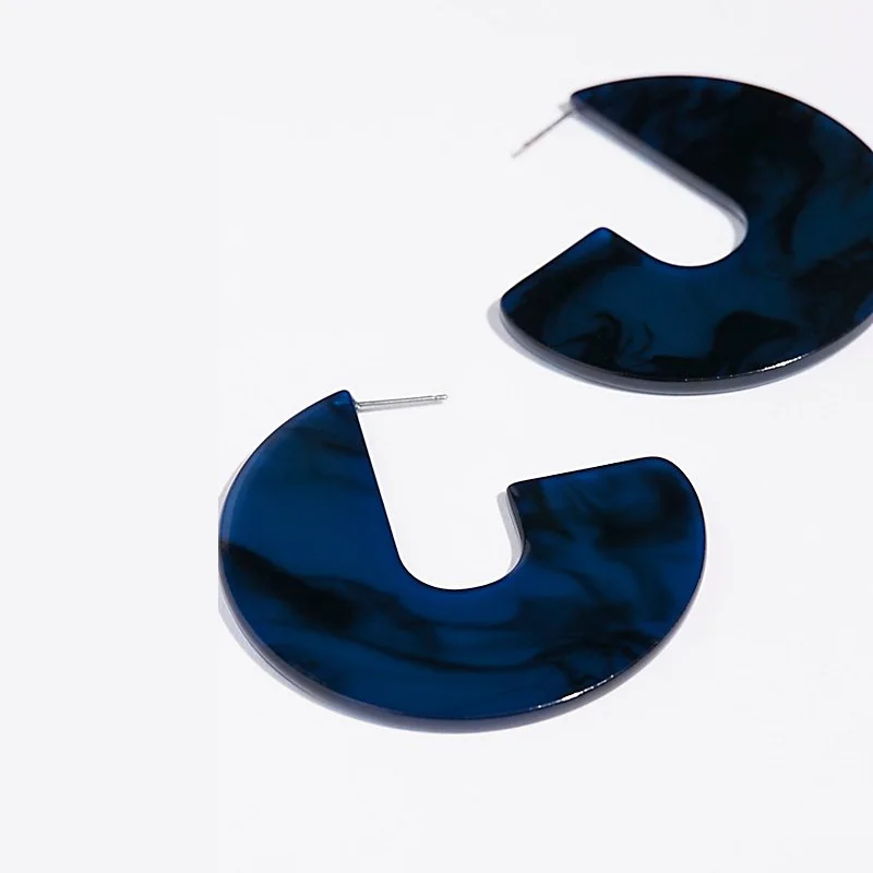 New Round Trendy Brinco Blue Flat Semicircle Hoop Earrings ZA 2019 Resin For Women Boho Elegant Design Leopard Acrylic Jewelry
New Round Trendy Brinco Blue Flat Semicircle Hoop Earrings ZA 2019 Resin For Women Boho Elegant Design Leopard Acrylic Jewelry