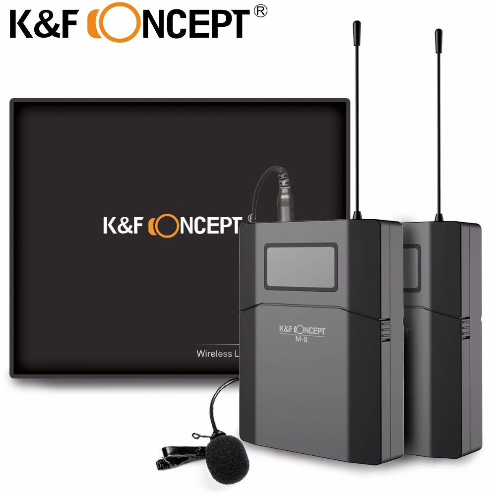 K & F Concept беспроводной микрофон, однонаправленный петличный микрофон для цифровых зеркальных камер Canon, Nikon, Sony, микрофон-приемник
K & F Concept беспроводной микрофон, однонаправленный петличный микрофон для цифровых зеркальных камер Canon, Nikon, Sony, микрофон-приемник