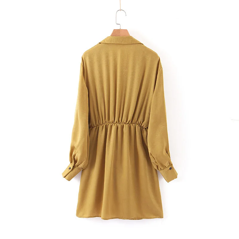 Summer Dress 2019 New Lapel Irregular Knot Long Sleeve Dress Women Dress Robe Femme Vestidos De Verano
Summer Dress 2019 New Lapel Irregular Knot Long Sleeve Dress Women Dress Robe Femme Vestidos De Verano