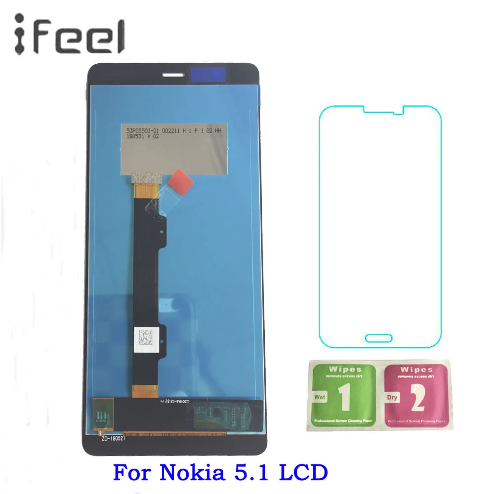 5 "ЖК дисплей для Nokia 1 ЖК с сенсорным экраном дигитайзер сборка запасные части