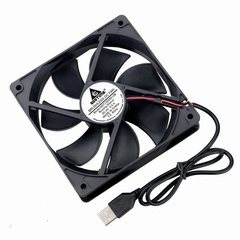 Gdstime 1 Piece DC 5V USB Motor Cooler 120mm x 25mm PC Computer Case System Cooling Fan 120mm*120mm*25mm 12025 12cm 0.5A
Gdstime 1 Piece DC 5V USB Motor Cooler 120mm x 25mm PC Computer Case System Cooling Fan 120mm*120mm*25mm 12025 12cm 0.5A