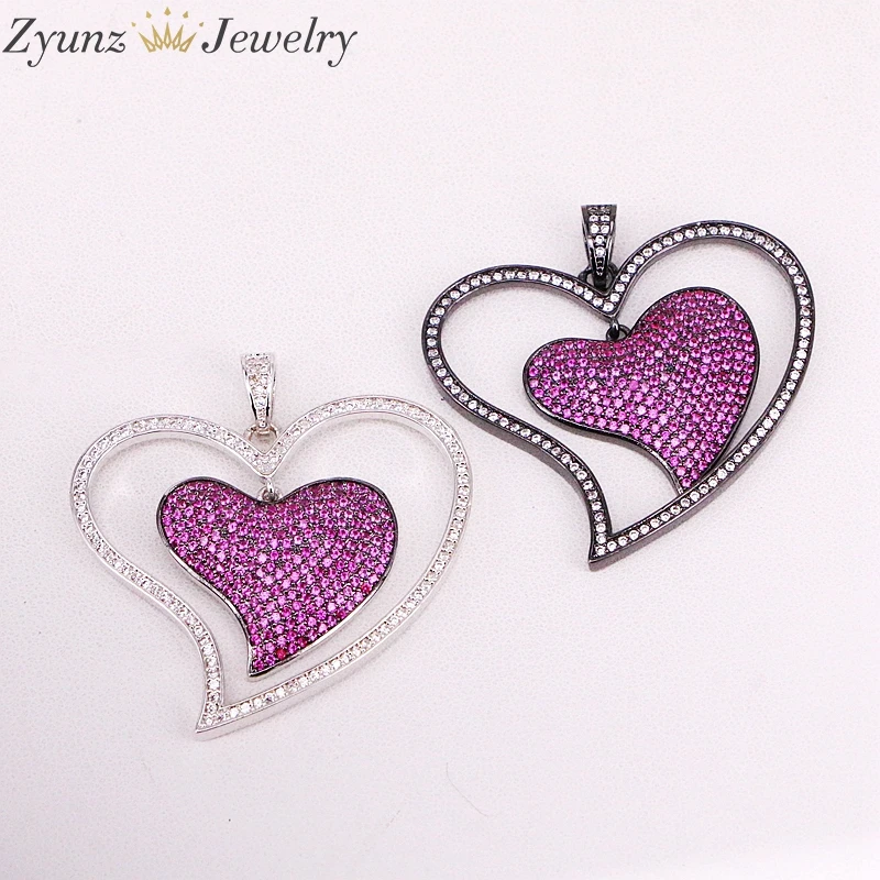 5 Strands, Gold/rose gold/black/silver color chain long necklace women double heart pendants micro pave CZ copper jewelry
5 Strands, Gold/rose gold/black/silver color chain long necklace women double heart pendants micro pave CZ copper jewelry