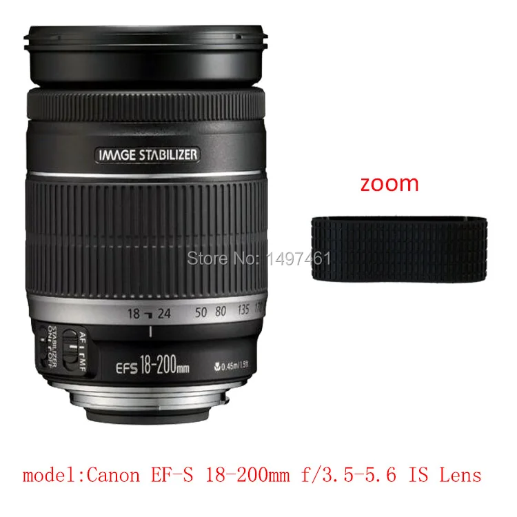 Lens Zoom Rubber Ring /Rubber Grip Repair Succedaneum For Canon EF-S 18-200mm f/3.5-5.6 IS lens
Lens Zoom Rubber Ring /Rubber Grip Repair Succedaneum For Canon EF-S 18-200mm f/3.5-5.6 IS lens
