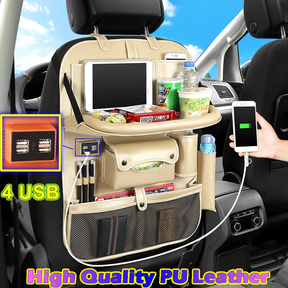 (4 USB) Высококачественная кожаная Автомобильная задняя сиденье многокарманный Органайзер Автомобильная сумка на спинку кресла автомобильн...
(4 USB) Высококачественная кожаная Автомобильная задняя сиденье многокарманный Органайзер Автомобильная сумка на спинку кресла автомобильн...