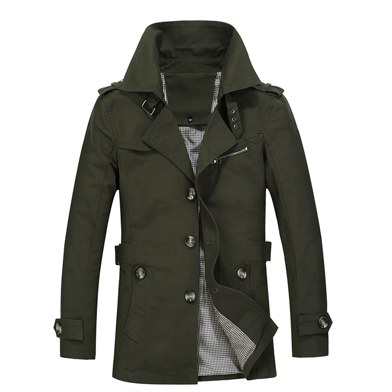 MOGU 2020 New Arrival Fashion Trench Coat Men Plus Size 5XL Trench Men Solid 100% Cotton Casual Jacket Men Khaki Coats For Men
MOGU 2020 New Arrival Fashion Trench Coat Men Plus Size 5XL Trench Men Solid 100% Cotton Casual Jacket Men Khaki Coats For Men