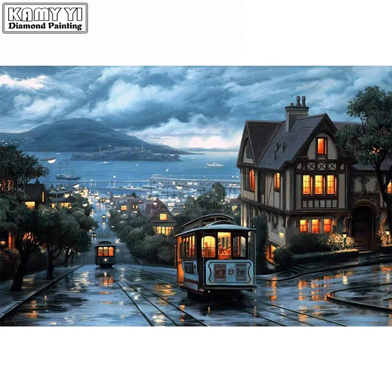 Craft Needlework Diy Handicrafts Night City Landscape Diamond Painting Street Painting Diamond Embroidery Drill Mosaic LK1
Craft Needlework Diy Handicrafts Night City Landscape Diamond Painting Street Painting Diamond Embroidery Drill Mosaic LK1