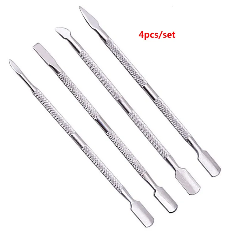4pcs Nail Pusher Spoon Remover Stainless Steel Cuticle Remover Manicure Skin for Trimmer Nail Art Tool Set
4pcs Nail Pusher Spoon Remover Stainless Steel Cuticle Remover Manicure Skin for Trimmer Nail Art Tool Set