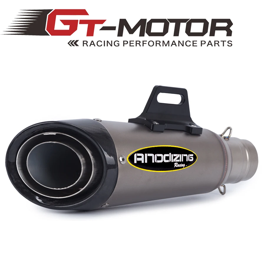 GT Motor - Universal 51MM Motorcycle exhaust escape Modified Scooter carbon fiber Exhaust Muffle Fit for most motorcycle
GT Motor - Universal 51MM Motorcycle exhaust escape Modified Scooter carbon fiber Exhaust Muffle Fit for most motorcycle