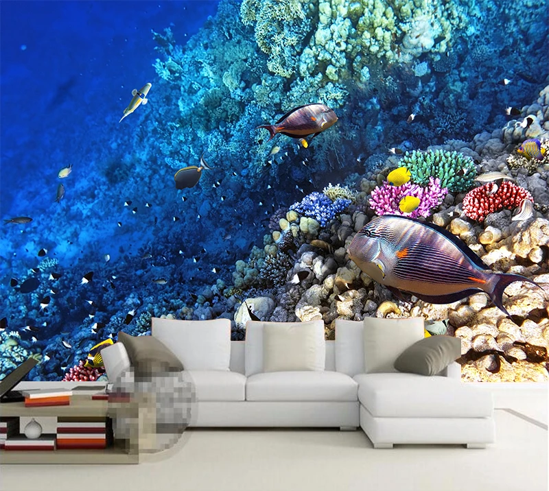 Пользовательские фотообои 3D стерео подводный мир морских рыб гостиная детская комната ТВ фон Наклейка на стену
Пользовательские фотообои 3D стерео подводный мир морских рыб гостиная детская комната ТВ фон Наклейка на стену