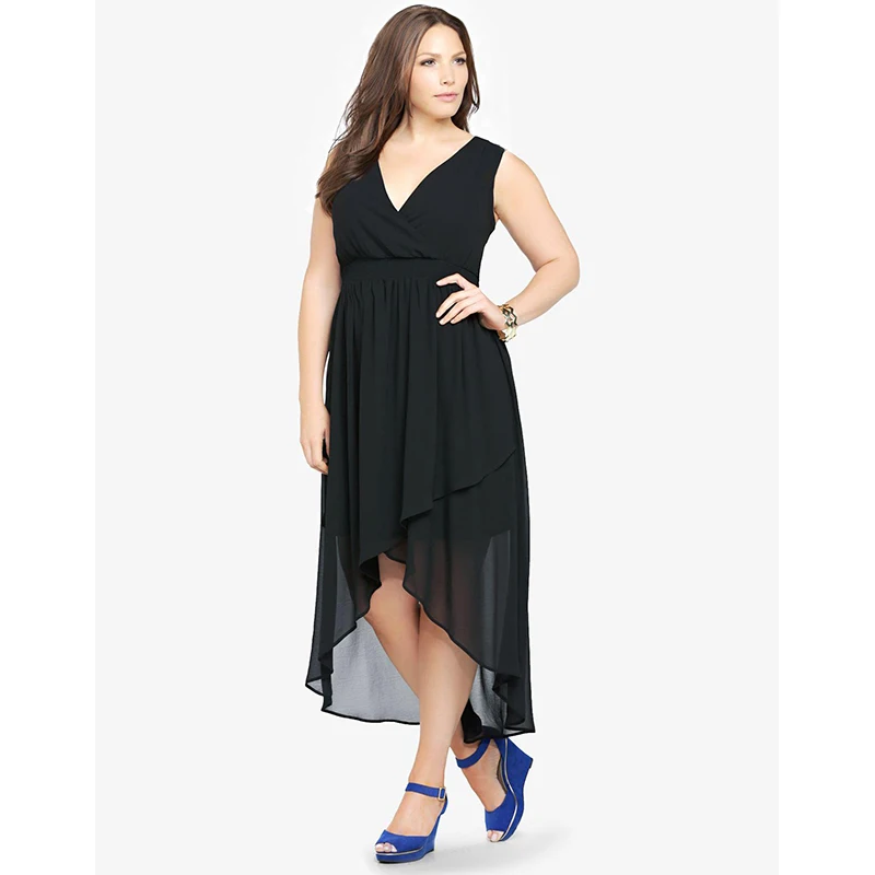Plus Size Black Deep V Sleeveless Chiffon Dress Long Club Slip Mesh Transparent Party Dress Summer Beach Dress for Women
Plus Size Black Deep V Sleeveless Chiffon Dress Long Club Slip Mesh Transparent Party Dress Summer Beach Dress for Women