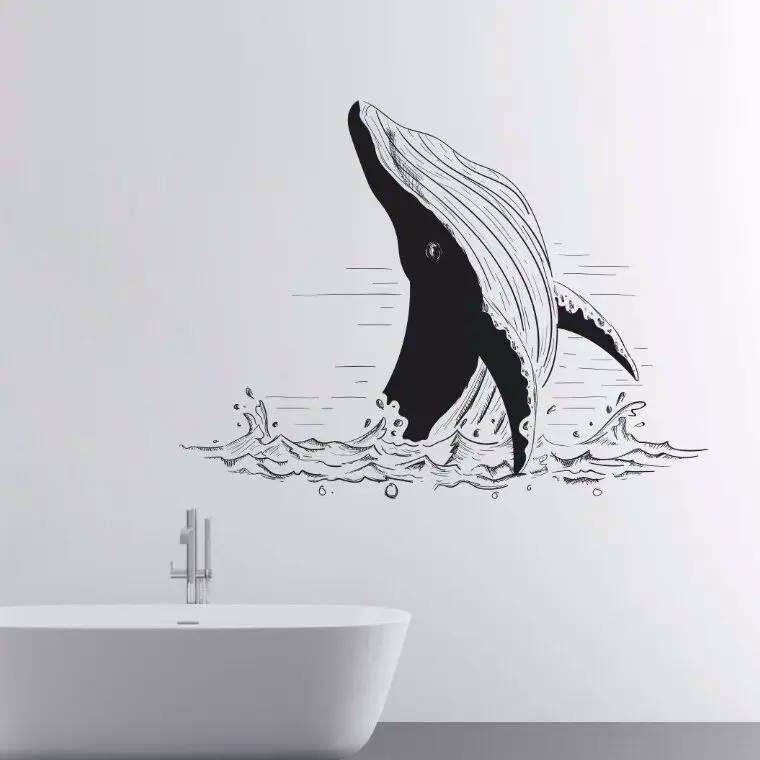 Sea Animal Wall Stickers Removable Wheal Fish In Sea Wall Decal Home Bathroom Decor Wall Mural PVC Vinyl Style Wall Decals AY596
Sea Animal Wall Stickers Removable Wheal Fish In Sea Wall Decal Home Bathroom Decor Wall Mural PVC Vinyl Style Wall Decals AY596