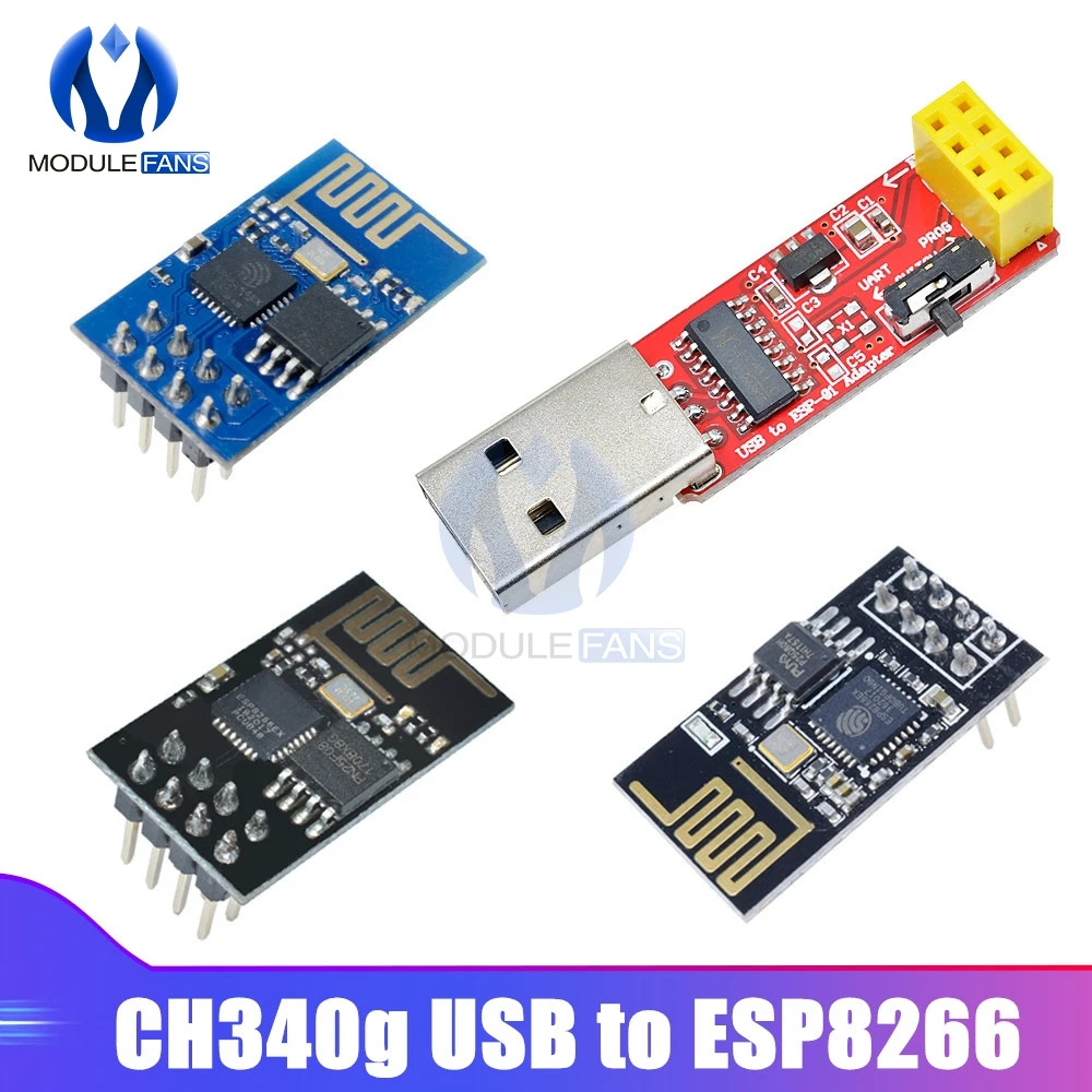CH340 USB к ESP8266 серийный ESP 01 01S ESP01 ESP01S Беспроводной Wi Fi разработка борту модуль для