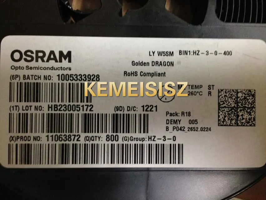 LYW5SM Германия Osram новый большой круг лампы высокой мощности бусины желтого цвета для использования в автомобиле
LYW5SM Германия Osram новый большой круг лампы высокой мощности бусины желтого цвета для использования в автомобиле