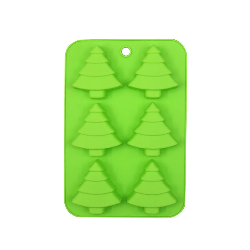 6 Holes Tree Shaped Silicone Cake Mold For Cookie Jelly Chocolate Mould DIY Christmas Theme Cake Decoration Tool Baking Tray
6 Holes Tree Shaped Silicone Cake Mold For Cookie Jelly Chocolate Mould DIY Christmas Theme Cake Decoration Tool Baking Tray