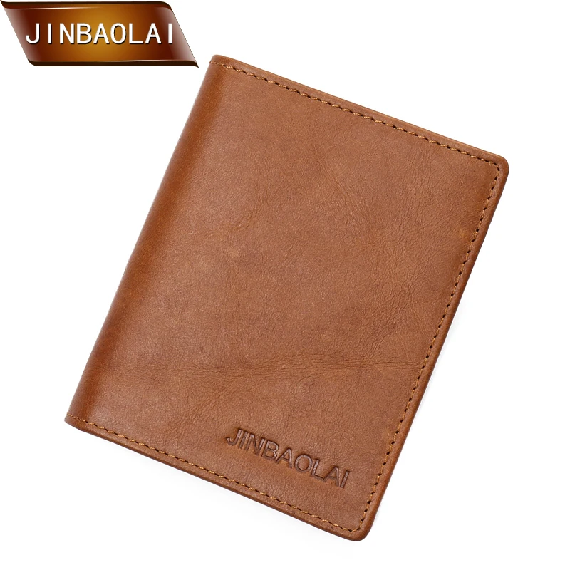 JINBAOLAI 2018 New Men Wallets Short Money Purses Design Genuine Leather Bifold Card Holder Purse With Coin Pocket carteira
JINBAOLAI 2018 New Men Wallets Short Money Purses Design Genuine Leather Bifold Card Holder Purse With Coin Pocket carteira