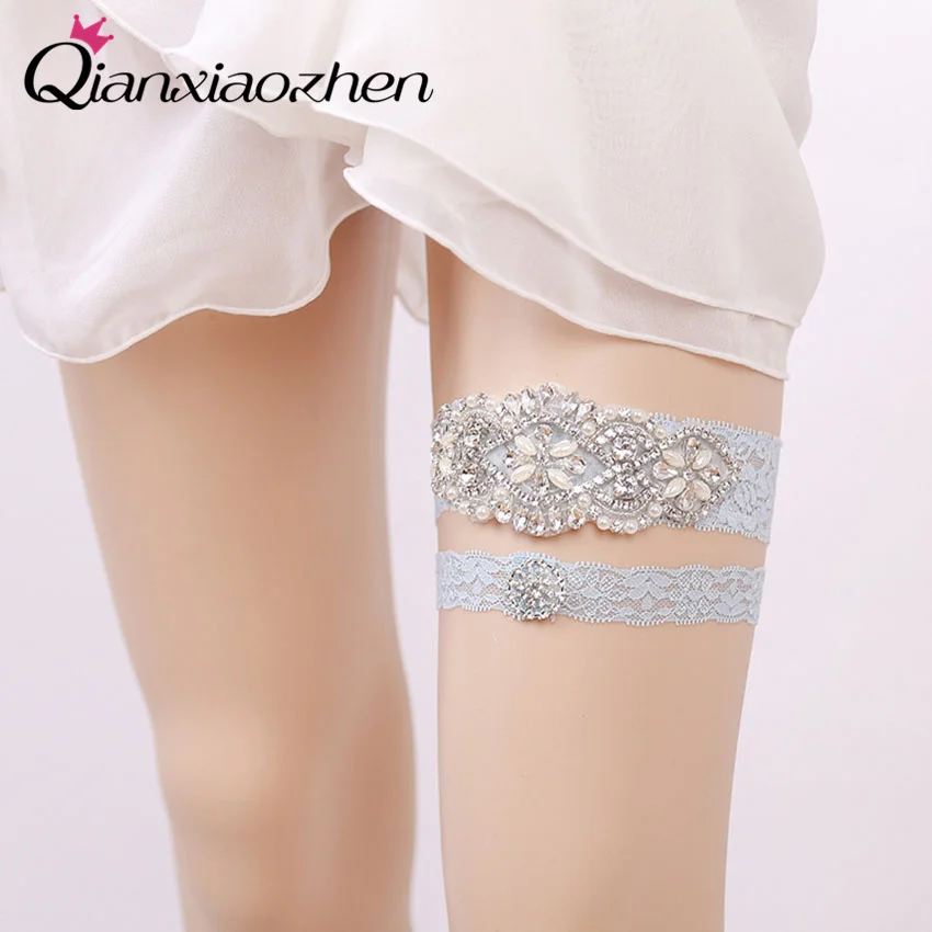 Qianxiaozhen 2pcs/set Rhinestone Lace Leg Wedding Garter Bridal Garters Wedding Accessories Wedding Supply Garters Decorations
Qianxiaozhen 2pcs/set Rhinestone Lace Leg Wedding Garter Bridal Garters Wedding Accessories Wedding Supply Garters Decorations