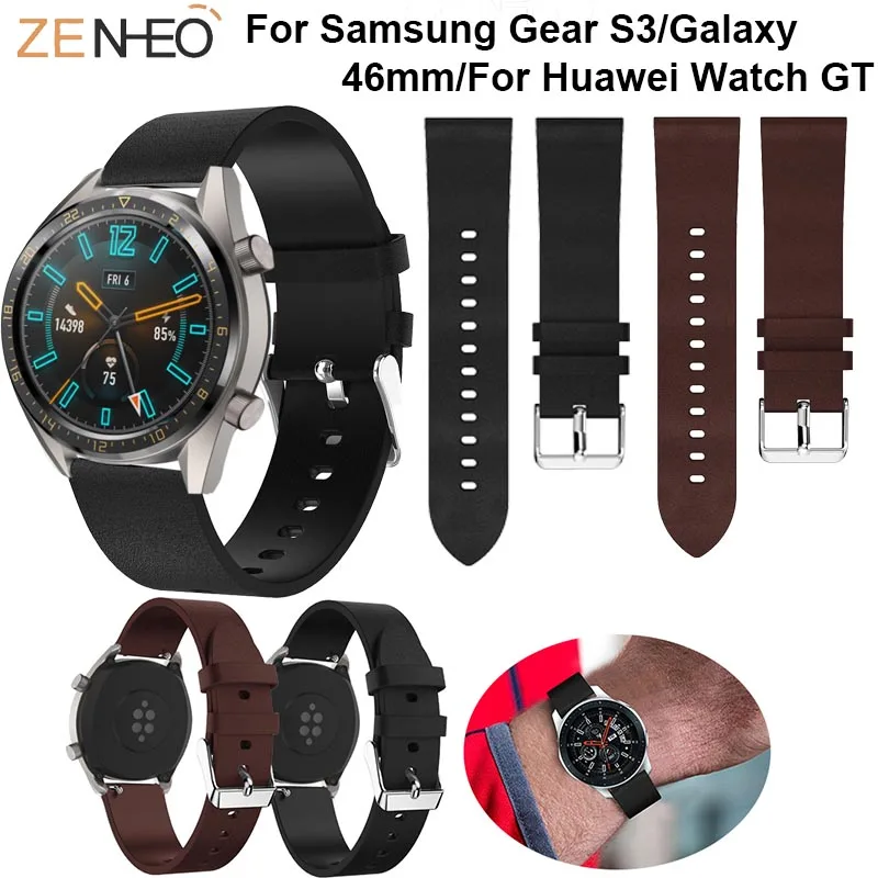 Genuine Leather wireless Wrist band 22mm For Huawei Watch GT Replace for Samsung Gear S3 Frontier Classic watches band Bracelet
Genuine Leather wireless Wrist band 22mm For Huawei Watch GT Replace for Samsung Gear S3 Frontier Classic watches band Bracelet