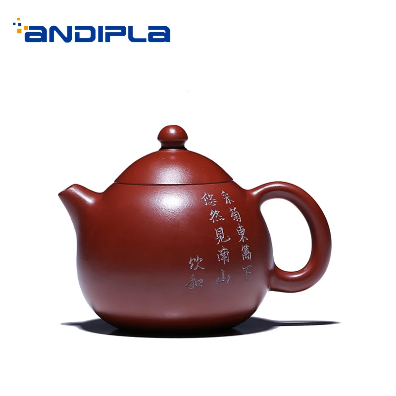 200ml Yixing Purple Clay Teapot Dahongpao Mud Engraving Dragon Egg Pot Tea Ceremony Zisha Pots Kettle Drinkware Art Decoration
200ml Yixing Purple Clay Teapot Dahongpao Mud Engraving Dragon Egg Pot Tea Ceremony Zisha Pots Kettle Drinkware Art Decoration