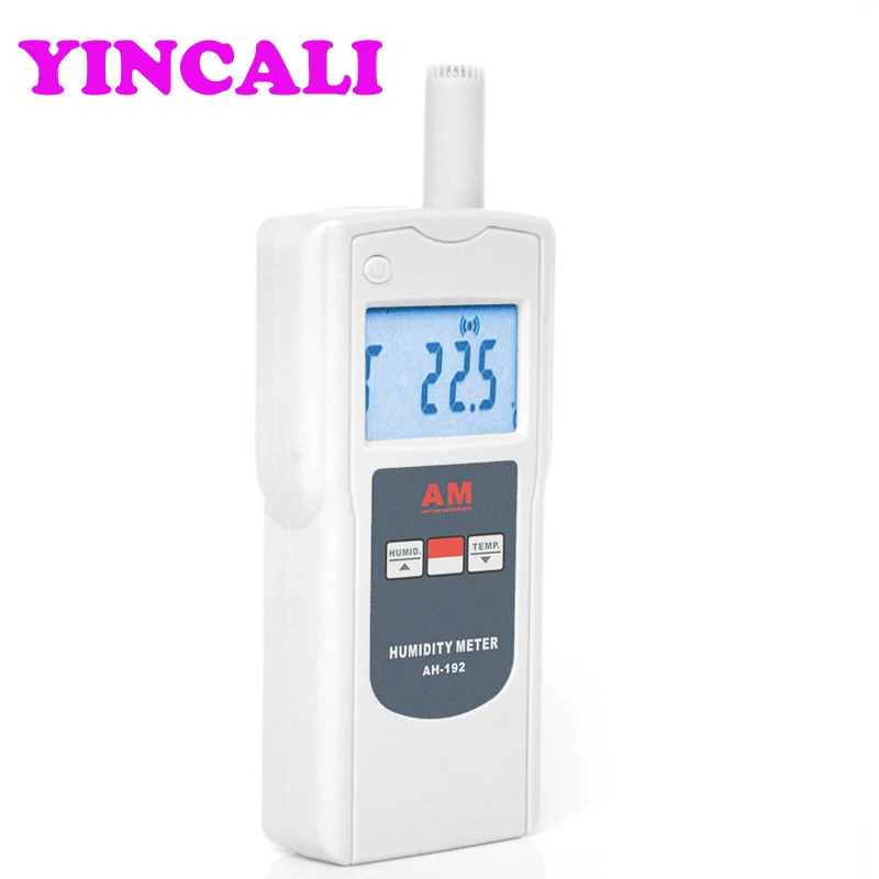 

High Resolution Temperature Humidity Meter Tester AH-192 Portable Digital Thermometer Hygrometer With Wide Measuring Range