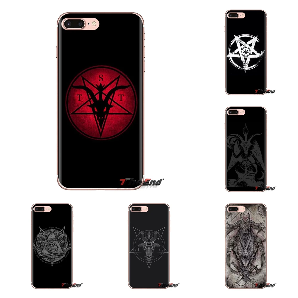 Силиконовый чехол для кожи Killstar Satan Say skull occult evil logo Samsung Galaxy A3 A5 A7 A9 A8 Star A6 Plus 2018 2015 2016