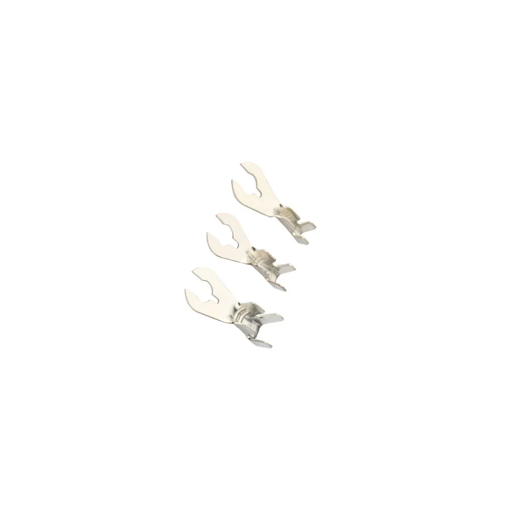 100pcs/lot 4.2 feet fork cold terminal crab legs shape connector Brass plated tin surface treatment terminals
100pcs/lot 4.2 feet fork cold terminal crab legs shape connector Brass plated tin surface treatment terminals