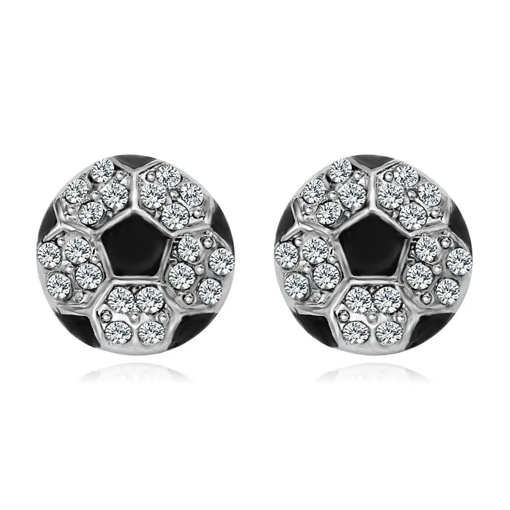 2019 New Arrival Metal Rhinestone Football Earrings for Women American Sport Baseball Round Stud Earring Women Fashion Jewelry
2019 New Arrival Metal Rhinestone Football Earrings for Women American Sport Baseball Round Stud Earring Women Fashion Jewelry