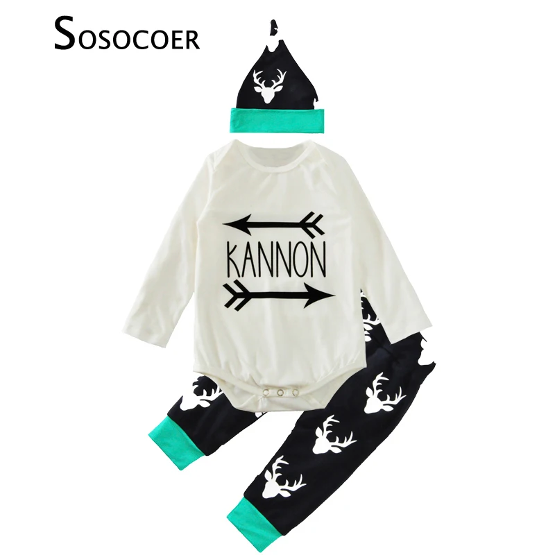 SOSOCOER/комплект одежды для маленьких мальчиков, зимние шапки с рисунком оленя + комбинезон со стрелой + штаны с рисунком оленя, детская одежда ...
SOSOCOER/комплект одежды для маленьких мальчиков, зимние шапки с рисунком оленя + комбинезон со стрелой + штаны с рисунком оленя, детская одежда ...
