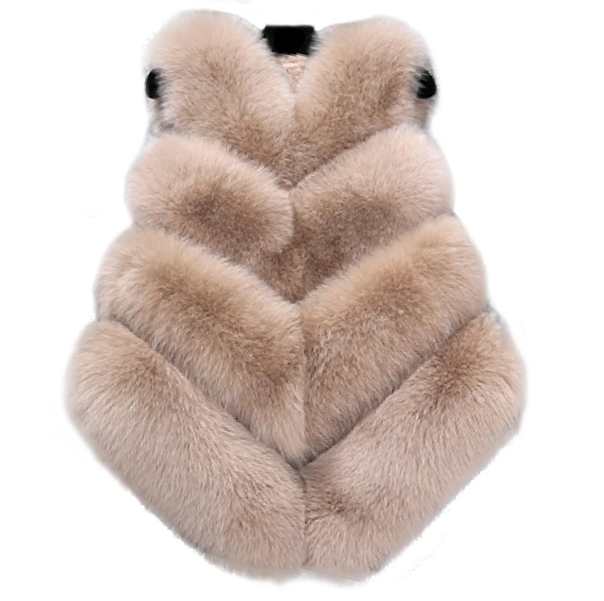 NEW Fur Patch Vest For Woman Solid Color Winter Female Vest Of Faux Fur Warm Coat Vest Fake Fur Quality
NEW Fur Patch Vest For Woman Solid Color Winter Female Vest Of Faux Fur Warm Coat Vest Fake Fur Quality