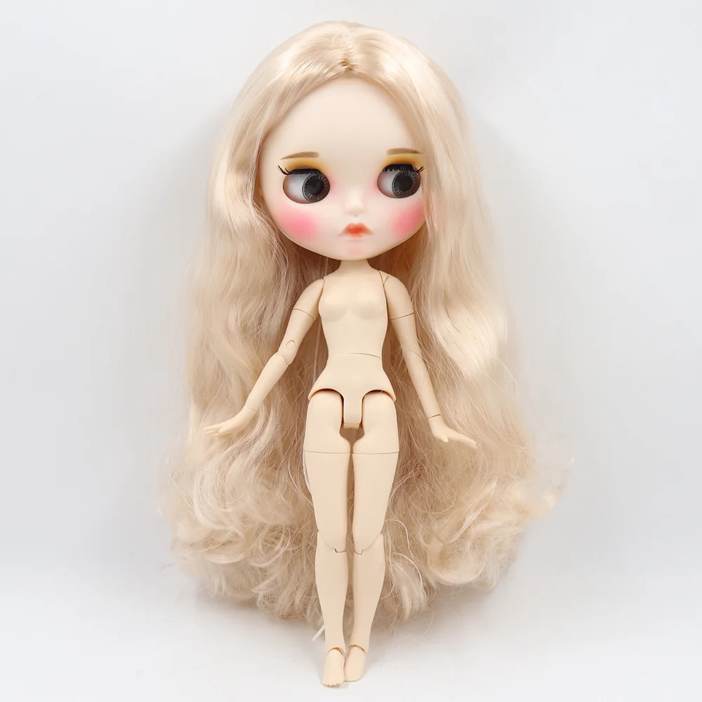 Кукла блайз ICY DBS 30 см белая кожа дикие светильник лые золотые кудри волосы 1/6 для
