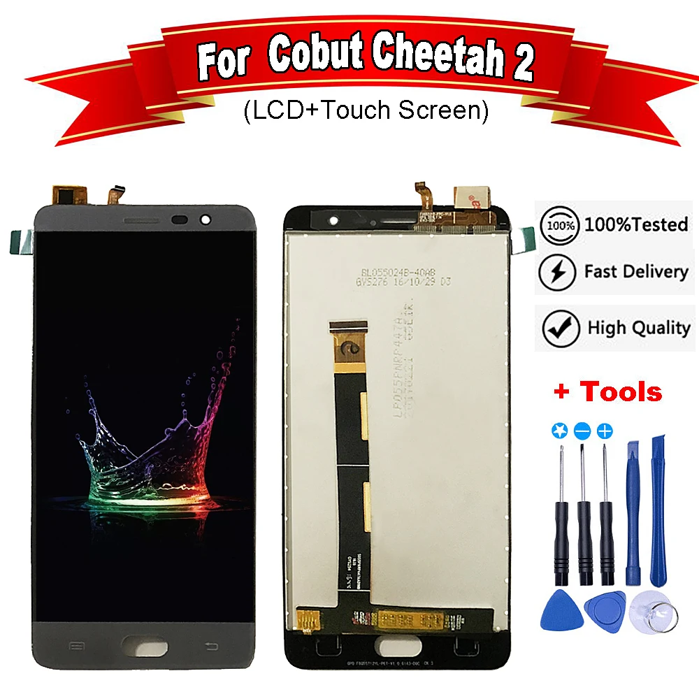 ЖК дисплей и тачскрин для Cubot Cheetah 2 100% оригинальный дигитайзер сменная стеклянная